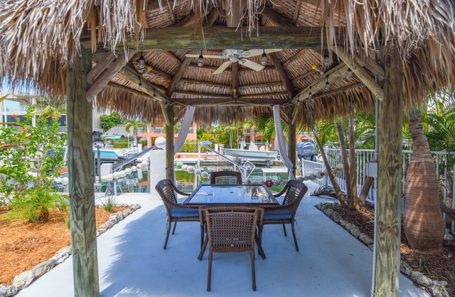 Latitude Adjustment – Canalfront 3BR w/Hot Tub, Tiki Hut & Boating Access