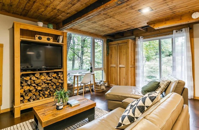 Le 14 Chalets Howard - Spa-Shower-Hammock-Bromont