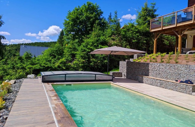 Le Cerf, Chalet Cocooning Avec Piscine et Billard