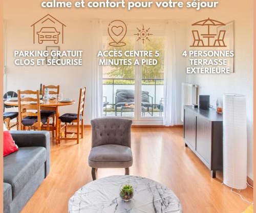 Le Colmarien Moderne - Parking gratuit clos - Centre ville