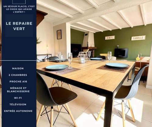 Le Repaire Vert - Cozy 2 bedroom house