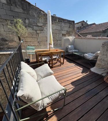 Les Murmures du Palais - Terrasse privée avec vue