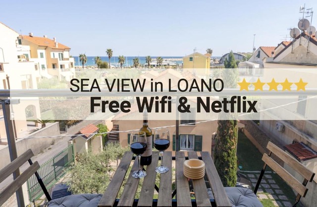 [LOANO-MARINA] GRAZIOSO ☆☆☆☆☆ CON VISTA MARE