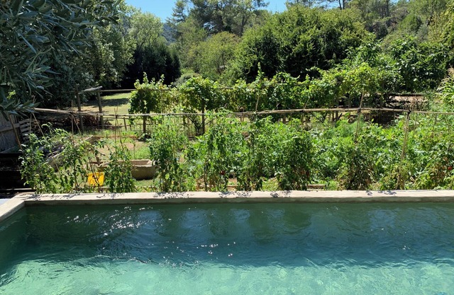 Lodge en pleine nature parc naturel de Alpilles en Provence.
