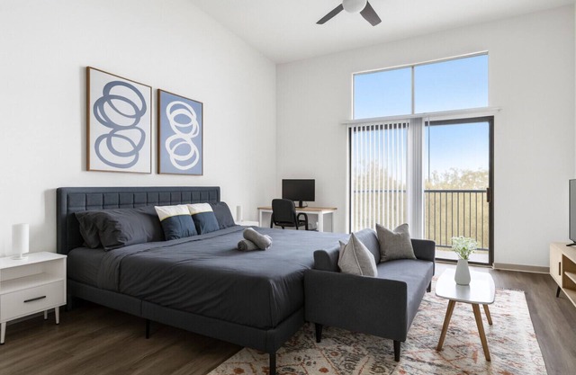 Lofted King Studio | Downtown Vibes