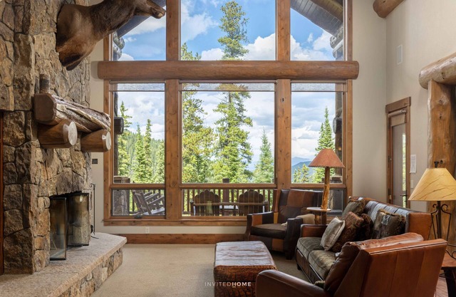 Log Cabin by InvitedHome | Wrap Around Deck, Hot Tub, Pizza Oven, Views, Ski
