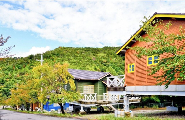 Log cottage for 5 people Fully equipped and pet/Aridagun Wakayama