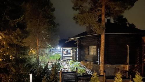 Log home near Santa