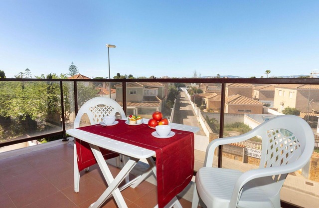 Lovely apartment for 4 people with pool, WIFI, A/C, TV, terrace and parking