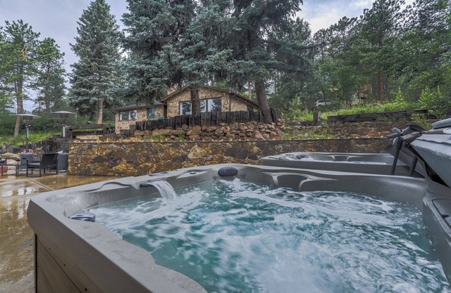 Lower Stone Lodge | Hot Tub| Game Room| Lower Unit