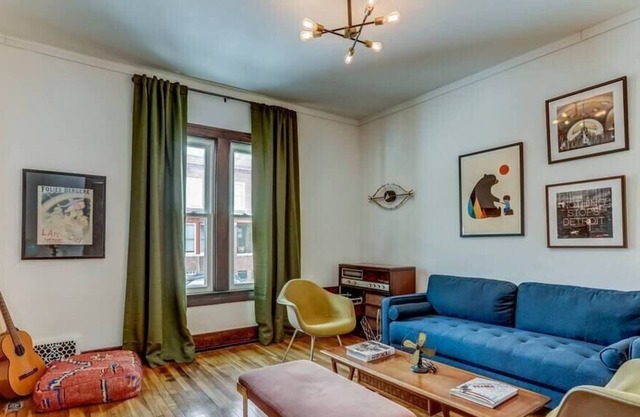 Luxe Mid-Century Styled Historic Townhouse #1