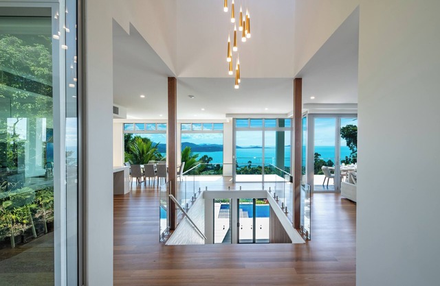 Luxurious 5-bed home with pool, nestled in a private estate with ocean views
