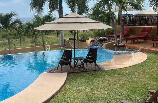 Luxurious Troncones Estate with 360 Views, Private Pool & Steps to Surf