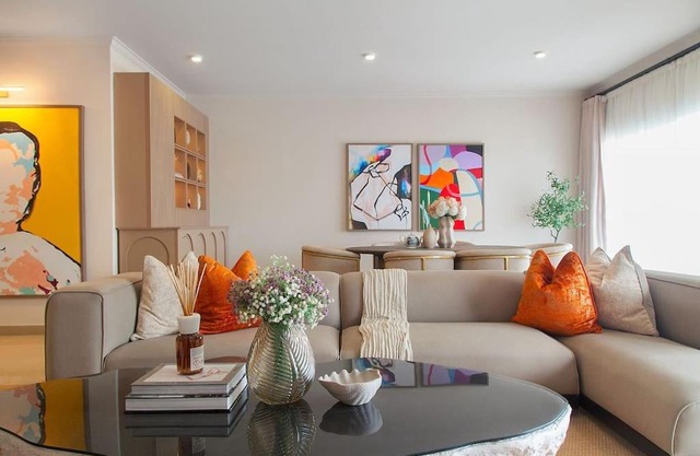 Luxury 3-bedroom apt with pool,gym and gazebo