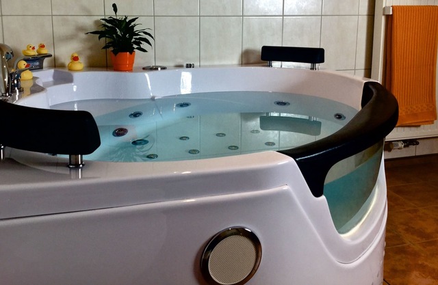 Luxury apartment with its own whirlpool & fireplace / use of the wellness area incl.