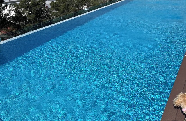 Luxury * apartment with 2 bedrooms and infinity pool with sweeping sea views