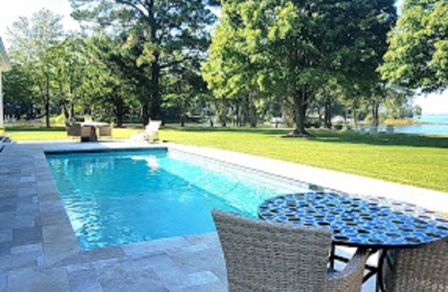 LUXURY COASTAL FARMHOUSE WATERFRONT W/HEATED POOL