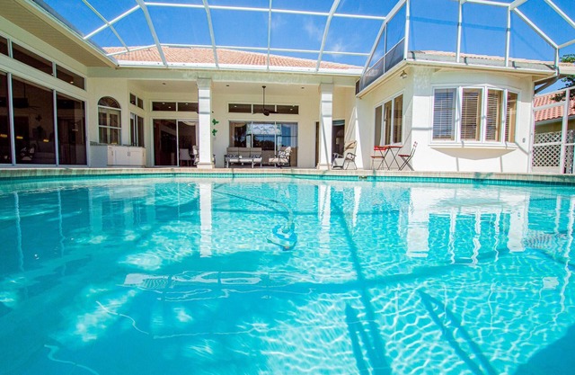 Luxury Retreat 5BR Mediterranean Home w/Heated Pool | Steam Room | Golf Views | Spacious Lanai