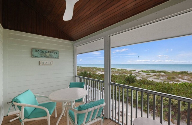 Luxury Seagrape 01, 3-bedroom, 3-bathroom townhome in Boca Grande with stunning Gulf views.
