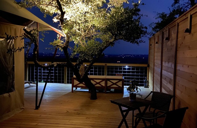 Luxury Tent #2 w/private deck and outdoor soaking tub