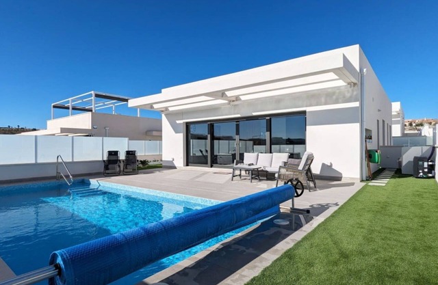 Luxury villa with heated pool