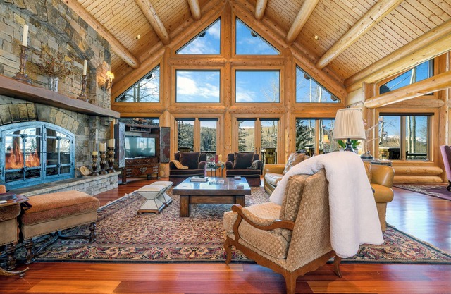 Luxury Winter Cabin by InvitedHome | Spacious Patio, Hot Tub, Game Room, Skiing