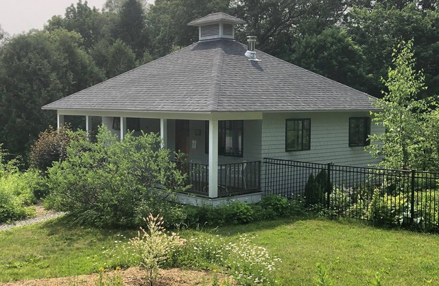 Maine Cottage style studio house.