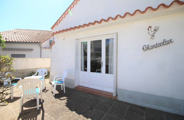 Maison à deux pas de la plage avec agréable jardin.