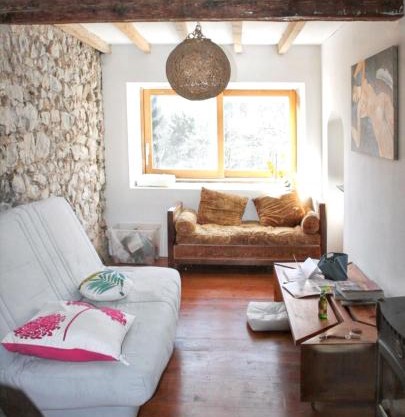 Maison de campagne avec vue sur la montagne à Puivert.