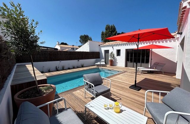 Maison Neuve Piscine au Vieil à 5 mn des Plages