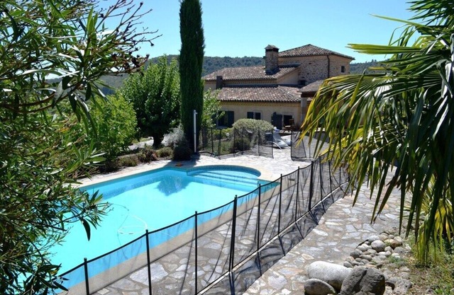 Mas with swimming pool in the village of Les Vans in Southern Ardèche