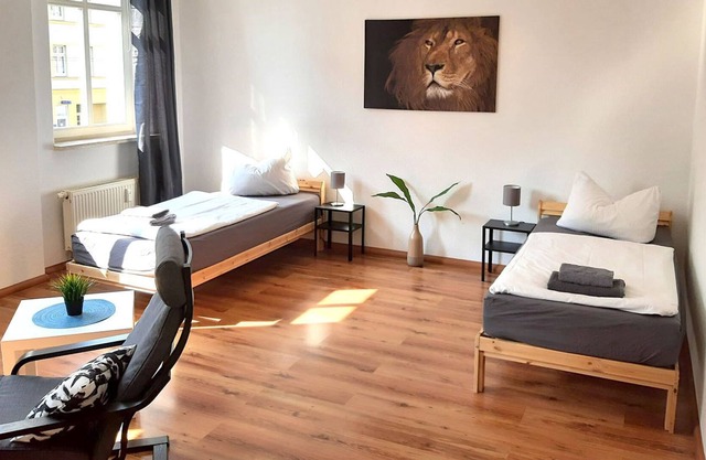 Md16 2 Zimmer Apartment, 60qm, 1 Schlafzimmer, 1 Wohn-/schlafzimmer, Max. 5 Personen