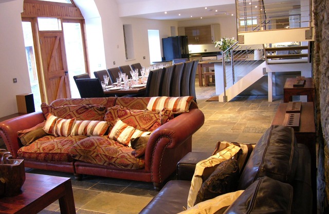 Mill House, Ormidale - beautiful conversion with 70 sq m reception, 9 bedrooms