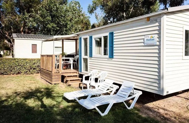 Mobile home Einfache Terrasse