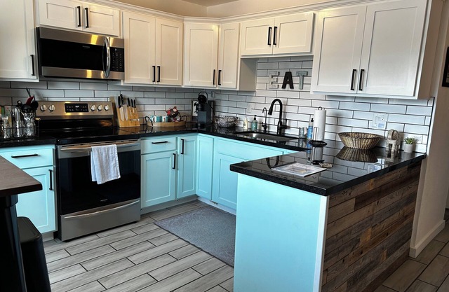 Modern Farmhouse in Midtown has touches of southwest decor and modern amenites.