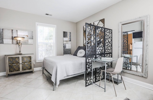 Modern Gray Studio Steps to Pool Myrtle Beach SC