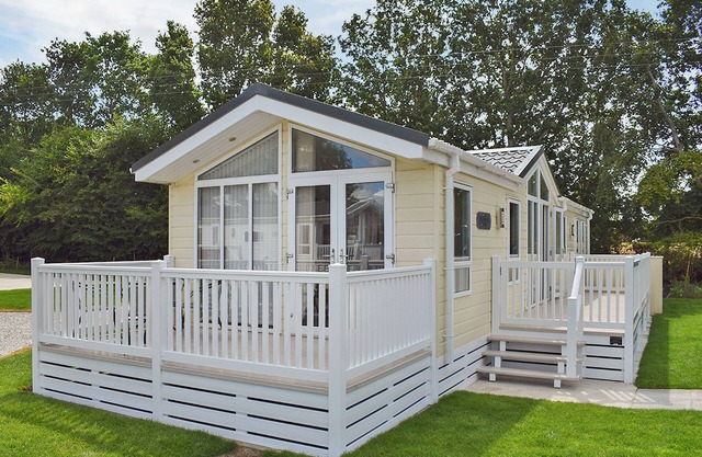 Modern holiday home with master double and a twin bedroom.