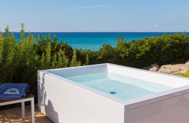 Modern lodge w/ plunge pool and private sea access (A)