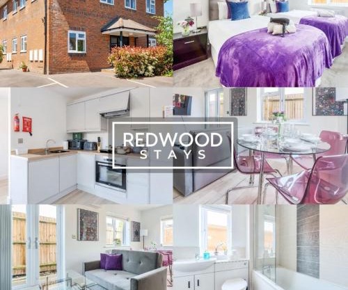 Modern Serviced Apartments For Contractors & Families With FREE Parking, WiFi & Netflix By REDWOOD STAYS