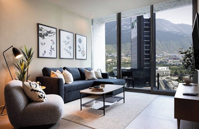 Modern Stay w/Pool, Balcony & Mountain Views