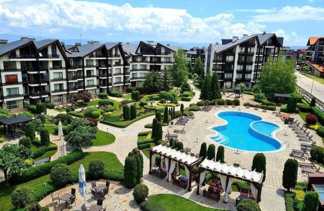 Mountain view apartment in Aspen Resort Golf and SPA Bansko