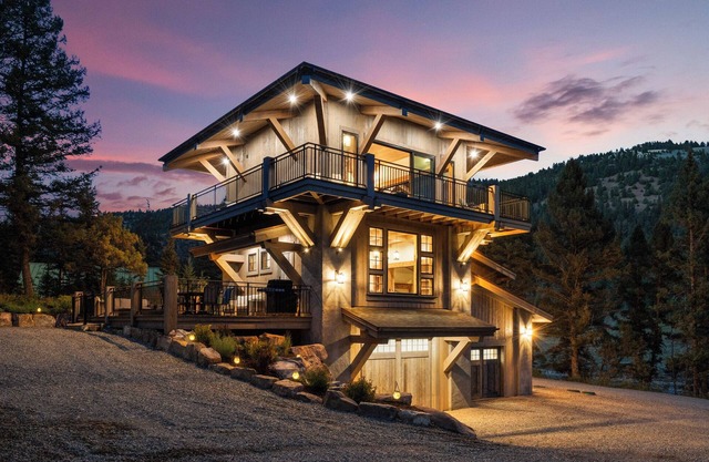 MTNLUX One of a Kind Fire Tower in Big Sky with hot tub & fitness/game room.