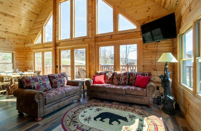 Mystic Mountain Cabin View Grill Fire Pit