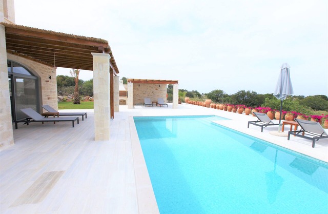 Natural stone - Villa Lemoni with stunning views, pool can be heated