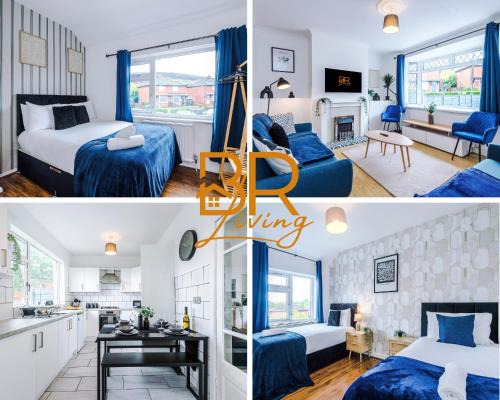 NEW! 3-Bed Home in Greater Manchester, Ideal for Long Term Stays & Large Groups, FREE Parking!