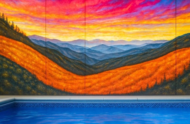 New~6 Bed Lux Cabin:Heated Private POOL| Views|Games| Firepit|Dog-friendly!