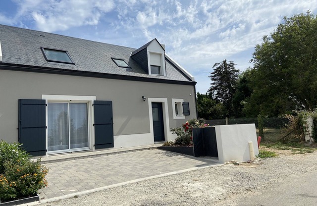 New house with beautiful sea view