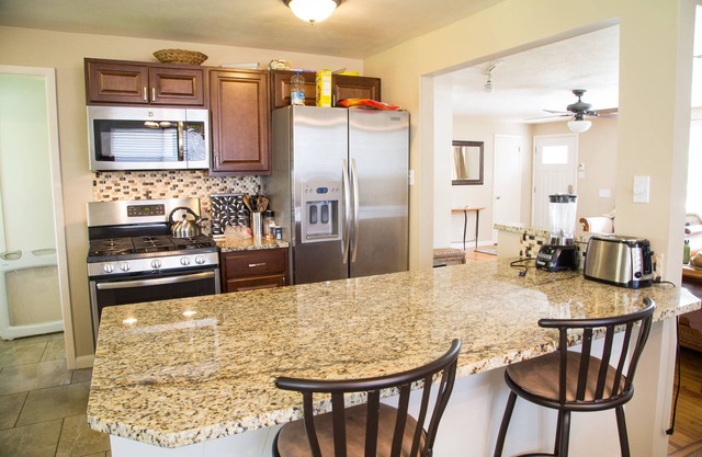New Kitchen, Room For The Whole Family - Near 1st Bank Center