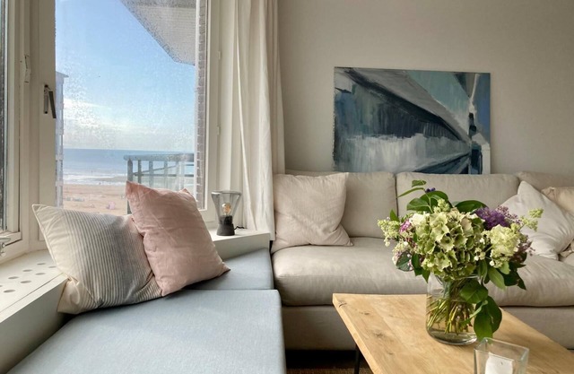 New! Wind&Zee: seaview, cosy & full sun for a zen break, parking/tram/shops 5'