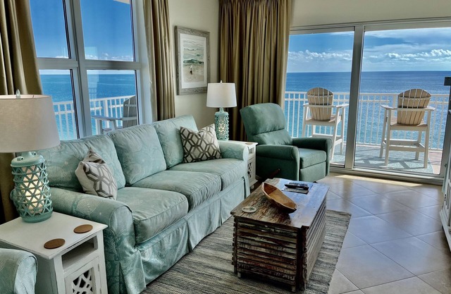 No Host Fees, Beachfront, E Corner Unit On The 10th Floor w/Wrap Around Balcony